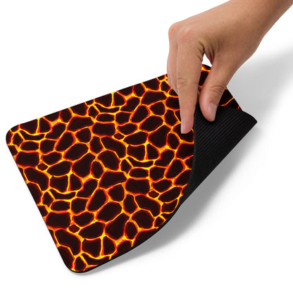 Infernal Mouse Pad | 22x18 cm | Rubber Base | Old School RuneScape Inspired