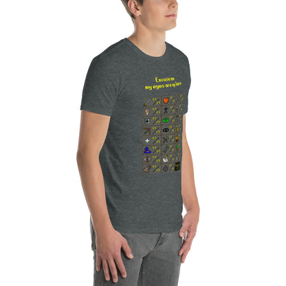 Max Stats Unisex T-Shirt | Total Level 2277 | Short-Sleeve | Old School RuneScape Inspired