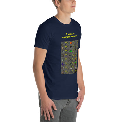 Max Stats Unisex T-Shirt | Total Level 2277 | Short-Sleeve | Old School RuneScape Inspired